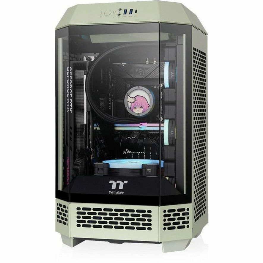 Thermaltake The Tower 250 Matcha Green Mini Tower Chassis Thermaltake The Tower 250 Matcha Green Mini Tower Chassis